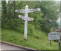 Old Direction Sign - Signpost by Forches Cross, Crediton