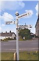 Direction Sign - Signpost on The Square in Shipham