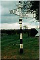 Old Direction Sign - Signpost by Main Road, Weston