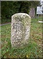 Old Milestone by the A30, Stockbridge Road East, Sutton Scotney