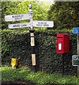 Old Direction Sign - Signpost by Davenport Lane, Mobberley parish