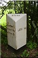 Old Milepost by the B5066, Hilderstone Road, Spot Farm, Stone parish