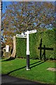 Old Direction Sign - Signpost by Foords Lane, Vines Cross