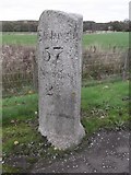 NS5036 : Old Milestone by the A71, Galston by Milestone Society