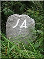 Old Milestone by the A710, Torrorie Farm