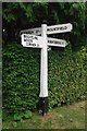 Old Direction Sign - Signpost by Brightling Road, Oxley