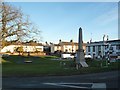 War memorial on the village green, Langwathby