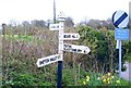 Old Direction Sign - Signpost by East Town Lane, Pilton parish