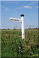 Old Direction Sign - Signpost by The Old Dairy, Ringmer parish