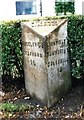 Old Milepost by Stafford Road, Lichfield parish