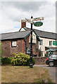 Old Direction Sign - Signpost by Lowman Cross, Uplowman