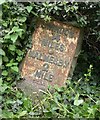 Old Milestone by the B4042, Malmesbury Road, Lea and Cleverton parish