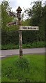 Old Direction Sign - Signpost near Cutsey House, Trull parish