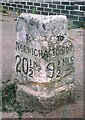 Old Milestone by the B1108, Norwich Road, Watton parish