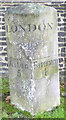 Old Milestone by the former A31, Bentley, Bentley parish