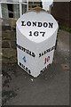 Old Milepost by the A6135, Cross Hill, Sheffield parish