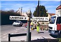 Direction Sign - Signpost on the B3110 Frome Road, Norton St Philip