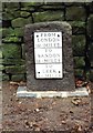 Old Milestone by the A520, Ashcombe Park, Cheddleton parish