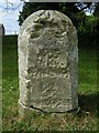 Old Milestone by the B1383, London Road, Little Chesterford parish