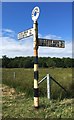 NY0615 : Old Direction Sign - Signpost by Cold Fell Road, Ennerdale and Kinninside parish by Milestone Society