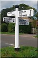 Old Direction Sign - Signpost by Dixter Road, Northiam parish