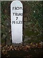 Old Milestone west of Pelean Cross, Stithians parish