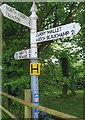 ST3322 : Old Direction Sign - Signpost by Marshway, Curry Mallett parish by Milestone Society