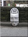 Old Milestone by the A669, Chew Valley Road, Greenfield, Saddleworth parish