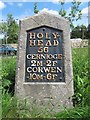 Old Milestone near Pant Dedwydd, Cerrigydrudion parish