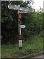 Old Direction Sign - Signpost by Eastwick Lane, Gadlas, Ellesmere Rural parish