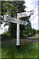 Old Direction Sign - Signpost by Lewes Road, Horsted Keynes parish