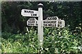 Old Direction Sign - Signpost by the B2099, High Street, Ticehurst parish