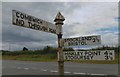 Old Direction Sign - Signpost by Brookside Road, Otterhampton parish