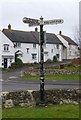 Old Direction Sign - Signpost by Lower Millhayes, Hemyock parish