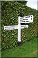 Old Direction Sign - Signpost by Sandhill Lane, Warbleton parish