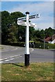 Old Direction Sign - Signpost by station Road, Stonegate, Ticehurst parish