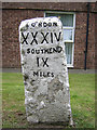 Old Milestone by the B1013, Hockley Road, Rayleigh parish