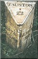 Old Milepost by the A361, Edgarley village, Glastonbury parish