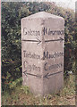 Old Guide Stone at Crosshands, A76/B744 crossroads, Mauchline parish