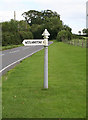 Old Direction Sign - Signpost by the B3165, Clapton Road, Clapto Gate