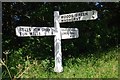 Old Direction Sign - Signpost by Buckland Hill, Wadhurst parish