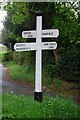 Old Direction Sign - Signpost by Nan Tucks Lane, Buxted Parish