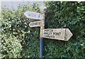 Old Direction Sign - Signpost south of Wick