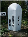 Old Boundary Marker by Cowling Road, Chorley Parish