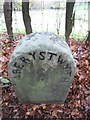 Old Milestone by the A44, southwest of Goginan, Melindwr parish