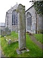 Old Wayside Cross - moved to St Kew churchyard