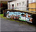 Mural outside Bryncynon Community Centre, Ynysboeth