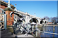 Richmond Tide Barrier and Pigeons