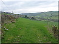 Fields above Llechwedd-llwyfen