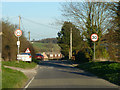 Strethall Road enters Littlebury